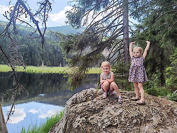 Kleiner Arbersee - Mia und Lilly